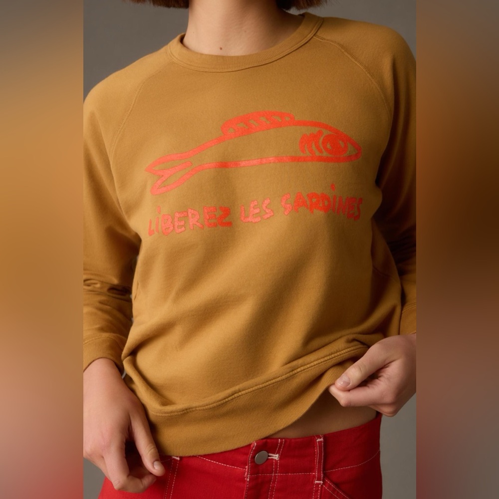 ISO Clare V. Liberez les Sardines Sweatshirt *NOT A LISTING—DO NOT BUY*